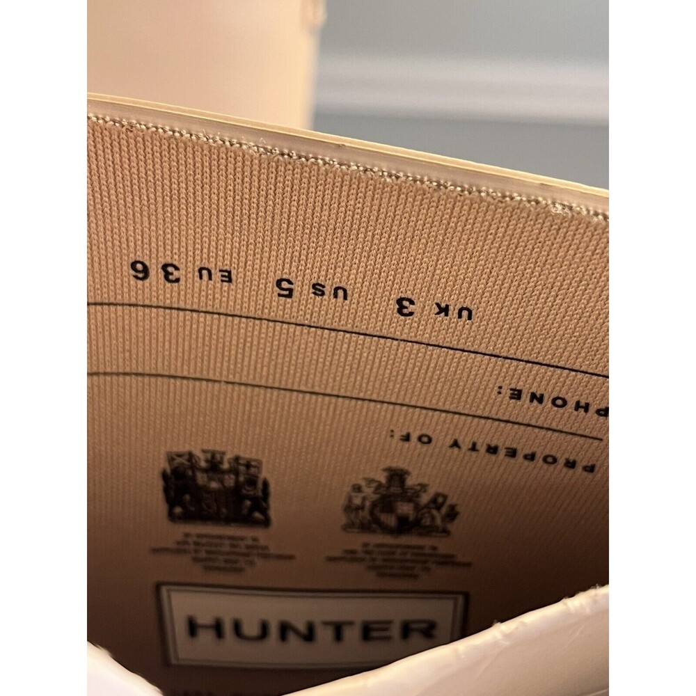 Hunter Women's Winter Rain Boots - Beige - Picture 10 of 11